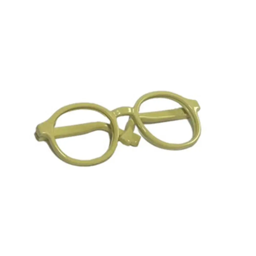 

Doll Accessory Macaron Doll Glassses Plastic Transparent Round Transparent Glasses 2.5cm 6.5CM 9CM Miniature Doll Round Glasses