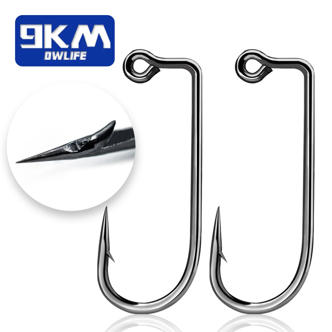 Fishing Jig Hook 50~100Pcs Degree Jig Hook High Carbon Steel Long Shank Jig Head Mold Aberdeen Hook Saltwater Fishing Tackle