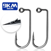 Fishing Jig Hook 50~100Pcs Degree Jig Hook High Carbon Steel Long Shank Jig Head Mold Aberdeen Hook Saltwater Fishing Tackle