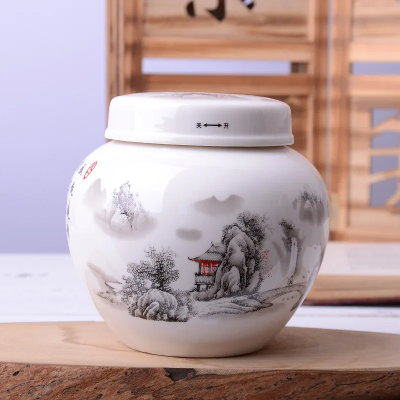 Мини-керамический чайник для чая Тегуаньинь, резервуар для хранения чая, дорожная портативная герметичная банка для чая, контейнер для кофе, бытовые резервуары для хранения