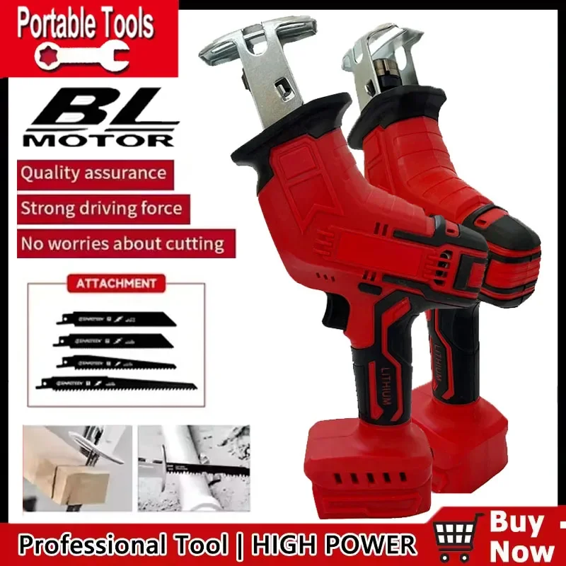 

For Milwaukee Cordless Electric Reciprocating Saw Wood Metal Pipe Cutting Saw Electric Cutting Saw Tool For Milwaukee 18VBattery