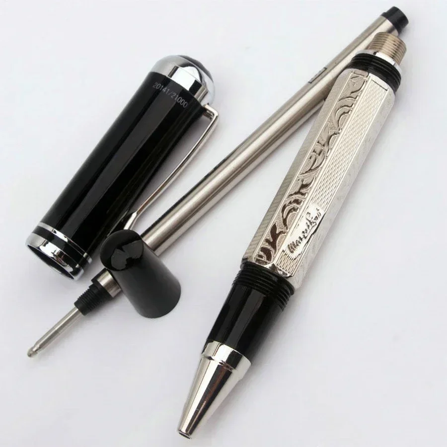 أعلى جودة MB رولربال حبر جاف الكاتب مارسيل بروست كلاسيك نمط نحت أقلام حبر الكتابة مكتب المدرسة جديد