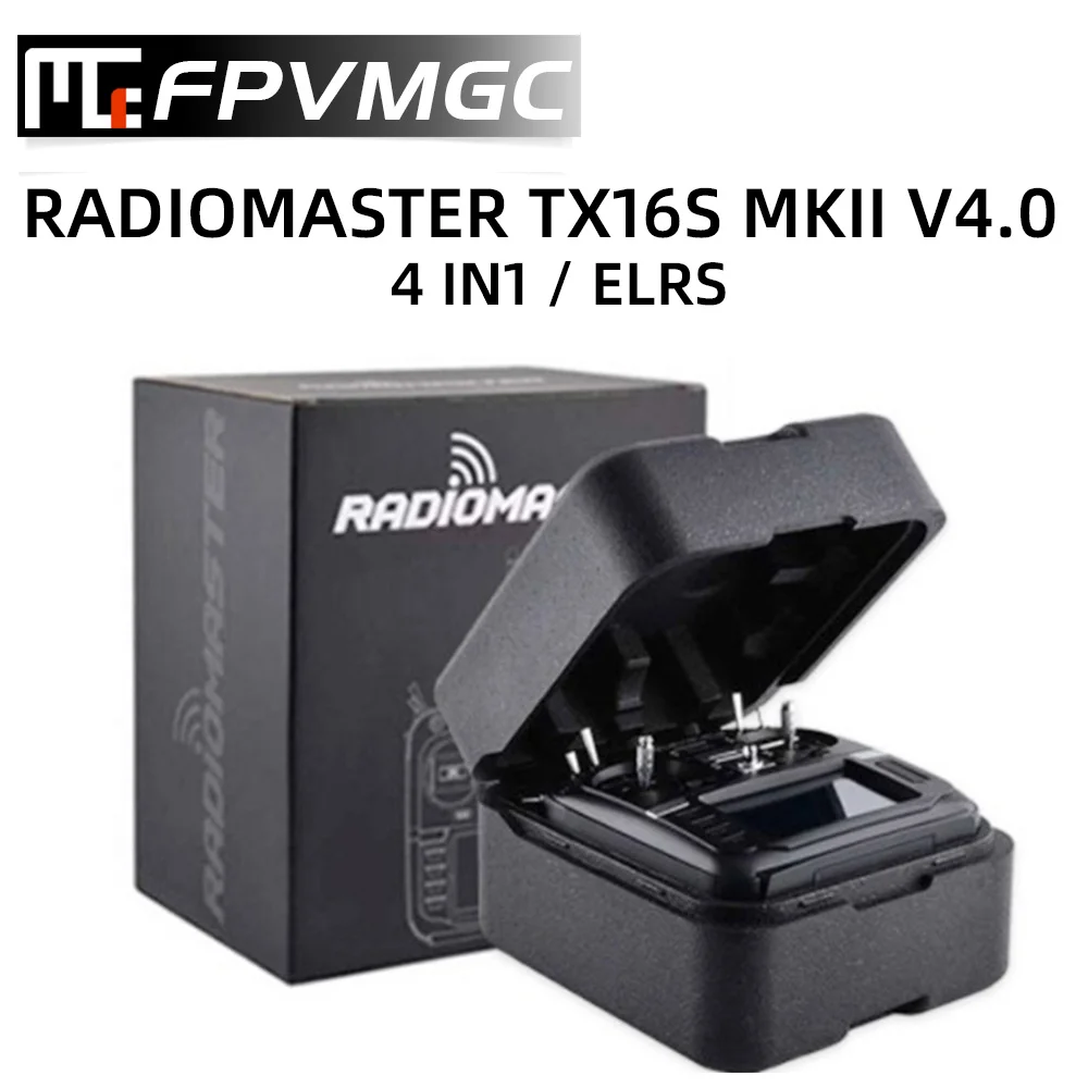 RadioMaster TX16S Mark II V4.0 Hall Gimbal 4IN1 ELRS Radio Controller Support EdgeTX/OpenTX Built-in Dual Speakers for RC Drone