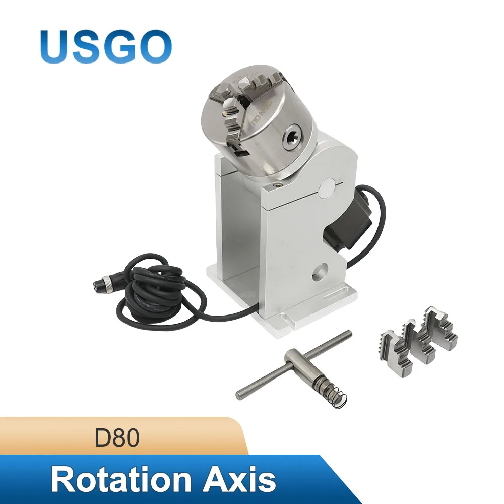 

D80 Marking Machine Rotary Table Laser Welding Workbench Fixture