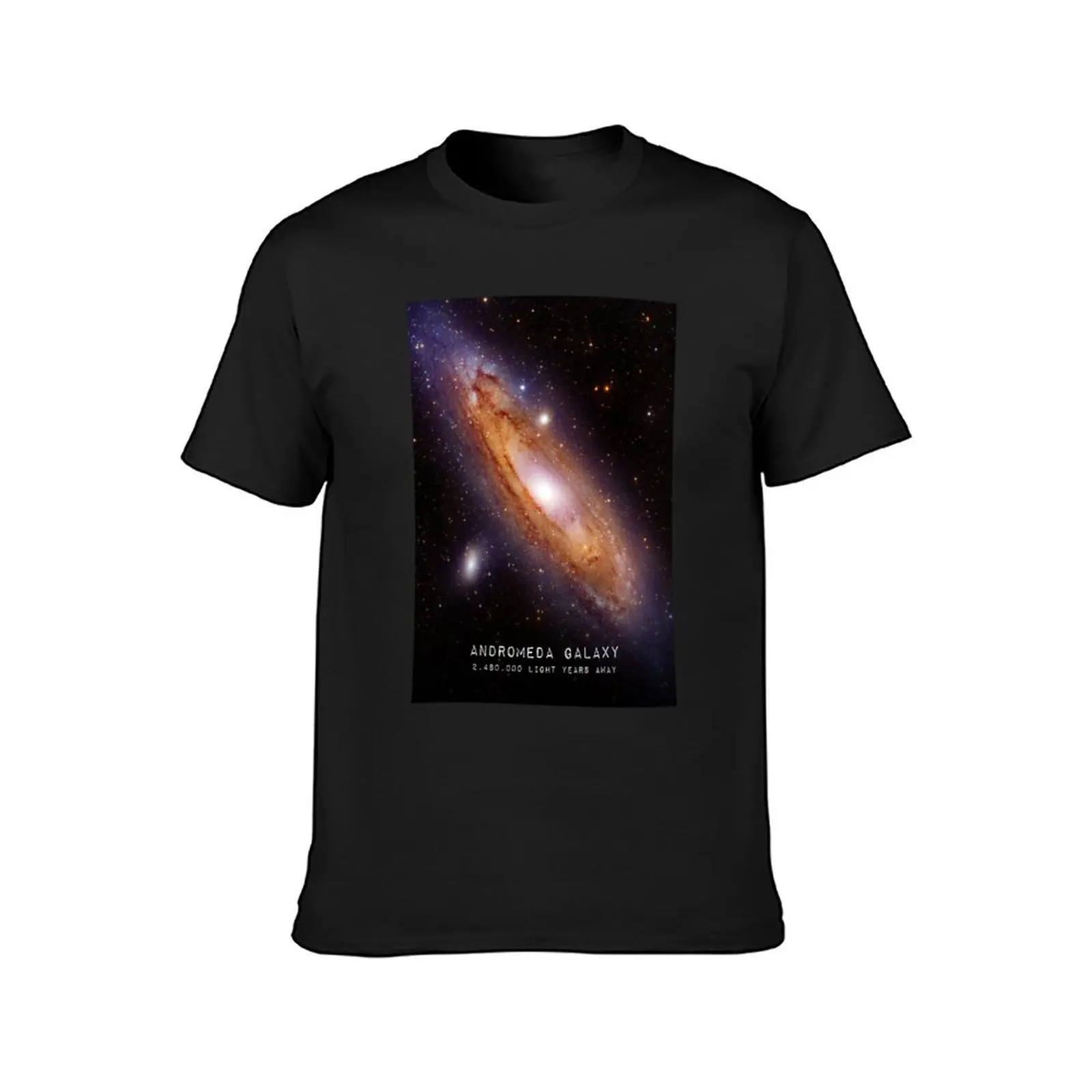 Andromeda Galaxy T-Shirt summer clothes plain t shirts for men