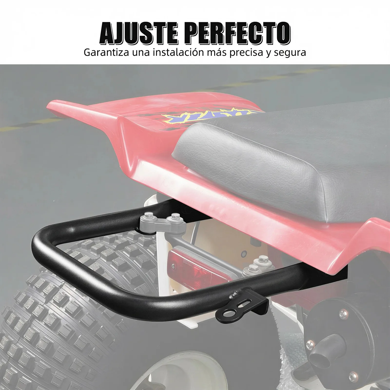 NICECNC For Yamaha Blaster 200 YFS200 1988-2006 ATV Rear Grab Bar YFS200SE Special Edition Replaces 5KJ-2845R-00-00 Carbon Steel