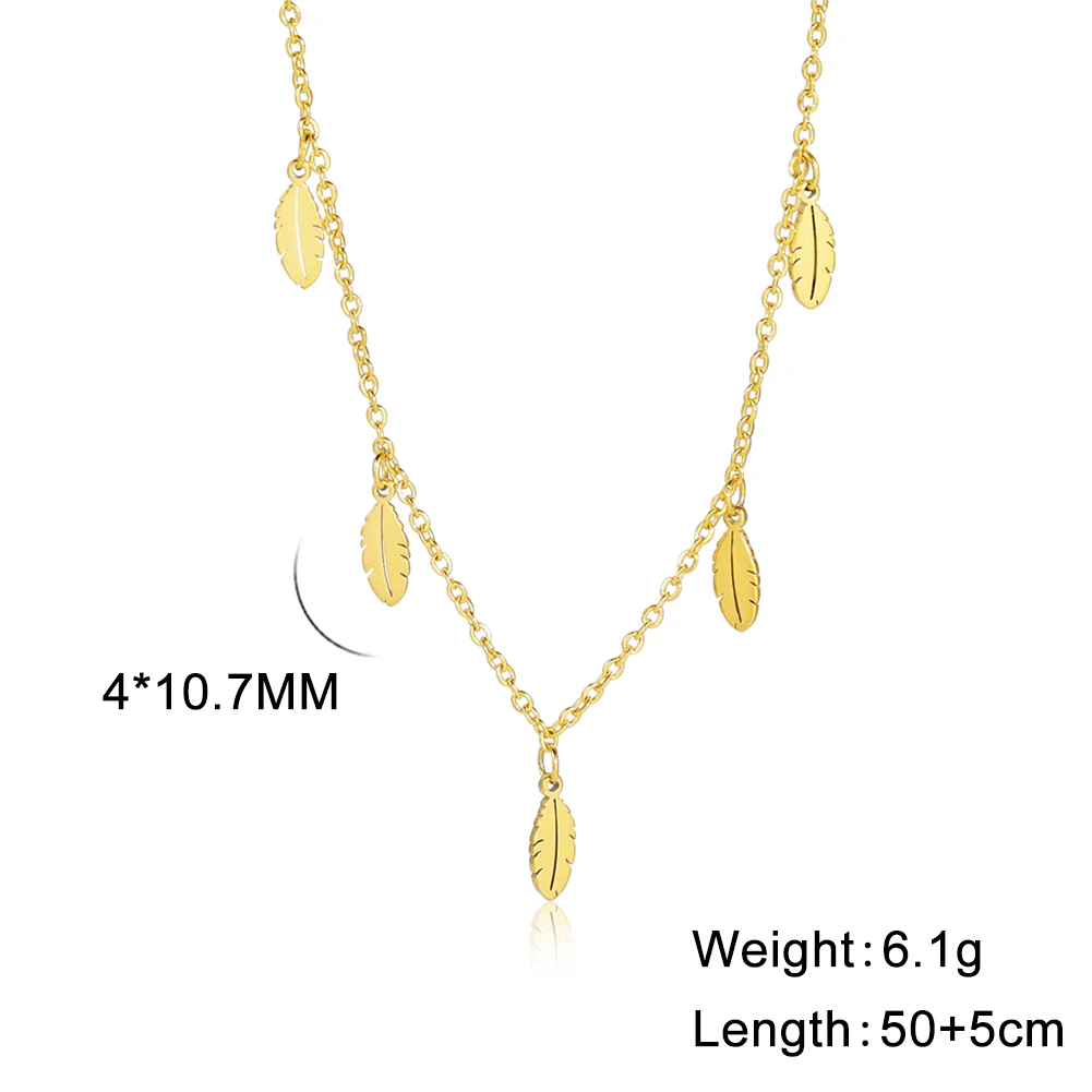 Stainless Steel Meniscus Star Pendant Fashion Tassel Choker Necklace for Women Charm Jewelry 2022 New