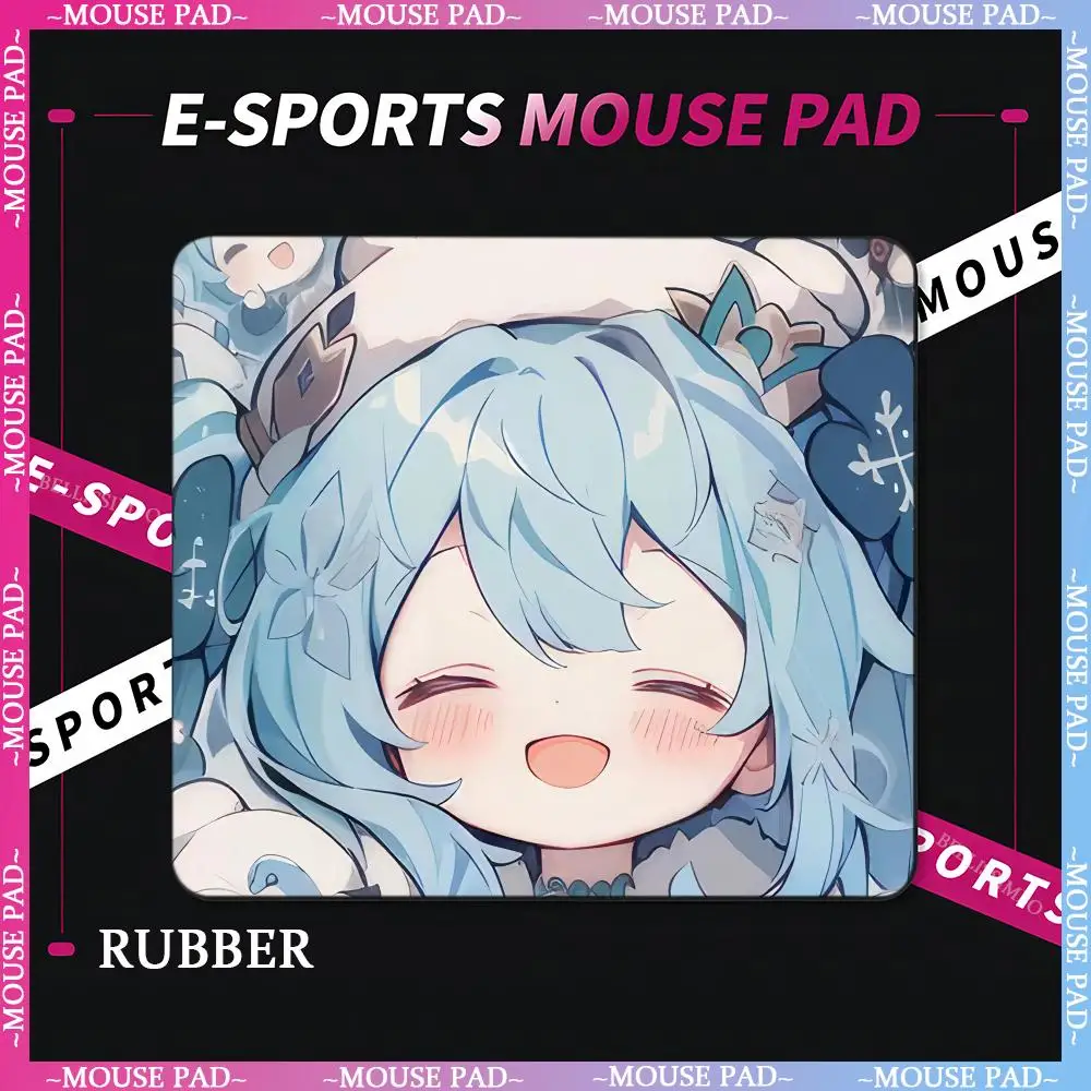 Anime H-HATSUNE-MIKU small rubber mousepad e-sports anime girl keyboard pad high quality non-slip table mat lock edge mouse pad