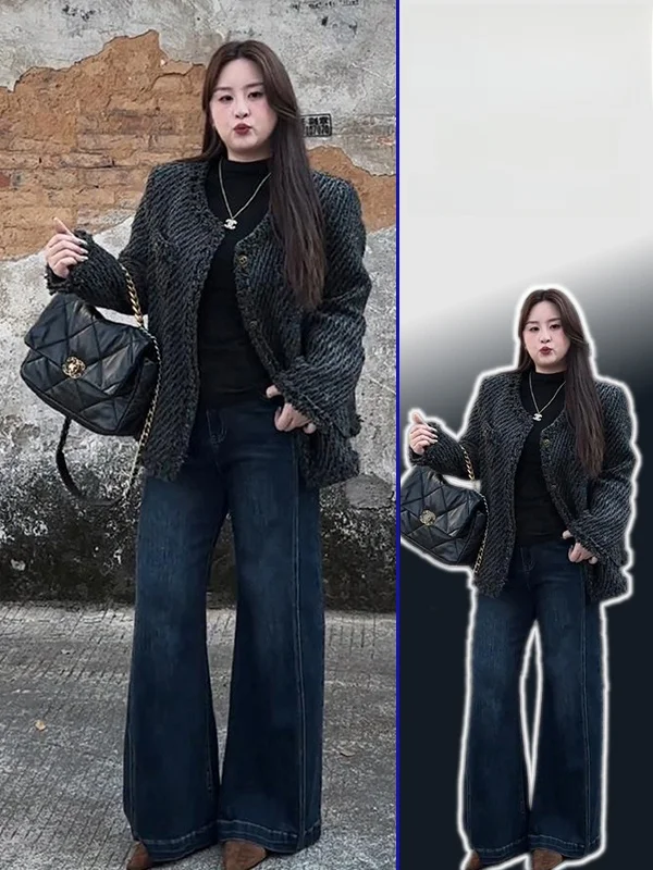 

Модное элегантное пальто большого размера с длинными рукавами, свободного кроя, на одной пуговице, для женщин, весна-осень