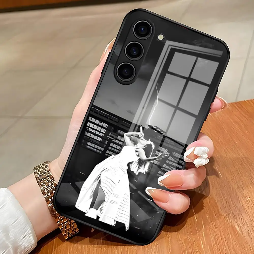 Singer Girl T-Taylors Phone Case For Samsung S25 Edge Ultra S23 S22 S21 S20 Ultra Plus S24 Fe A54 A53 A25 Glass Cover view 3