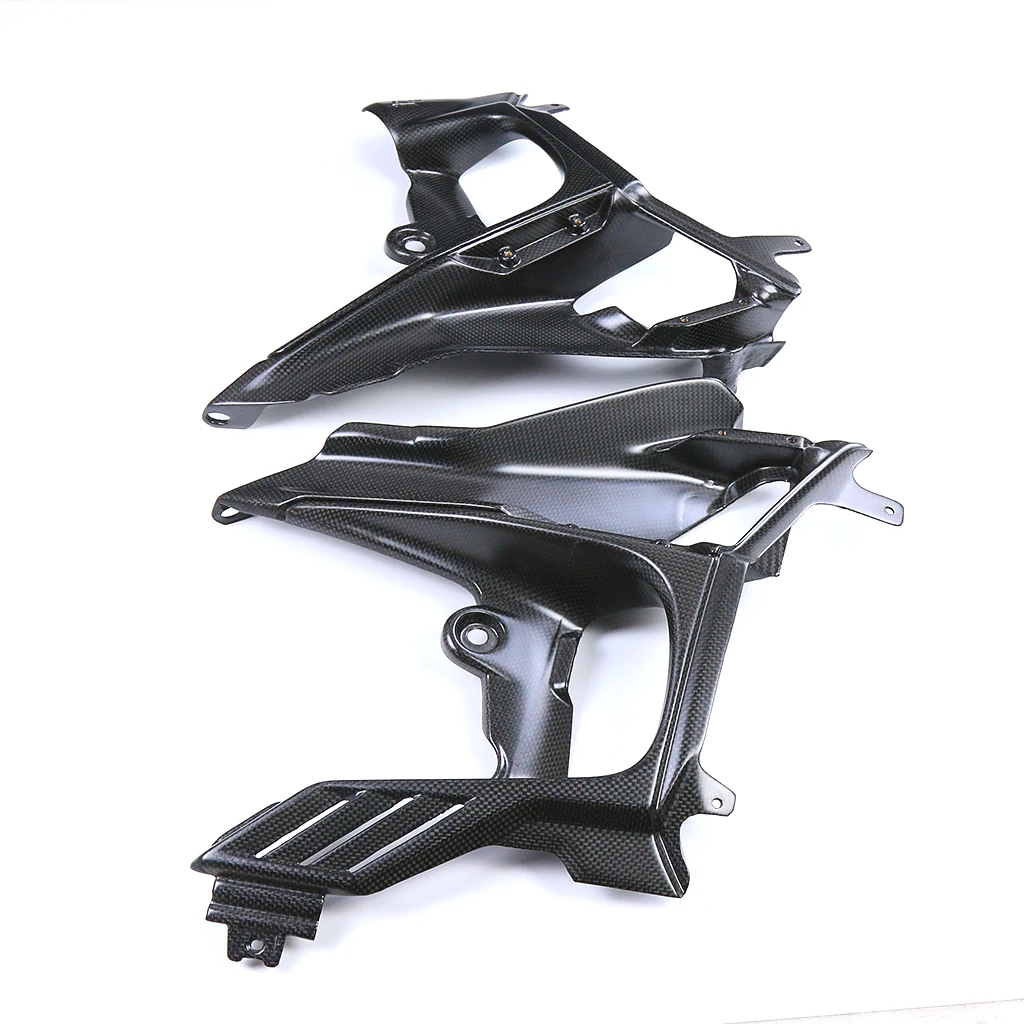 Spatbord Uitlaat Cover Brandstoftank Zijpaneel Kuipje Kit 3K Koolstofvezel Voor Ducati Streetfighter V4 V4S 2019 + 2022 2023 2024