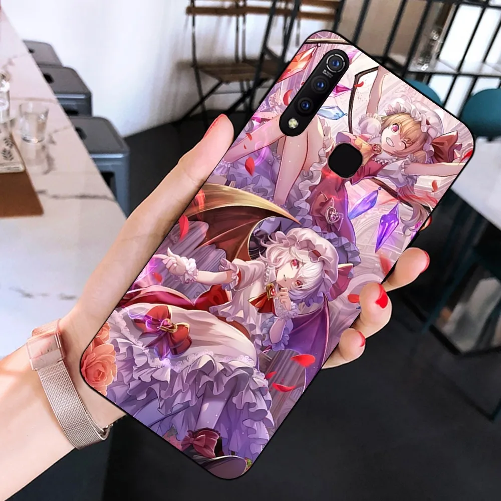 Anime Touhou Scarlet Eyes Phone Case For Redmi 8 9 10 pocoX3 pro for Samsung Note 10 20 for Huawei Mate 20 30 40 50 lite