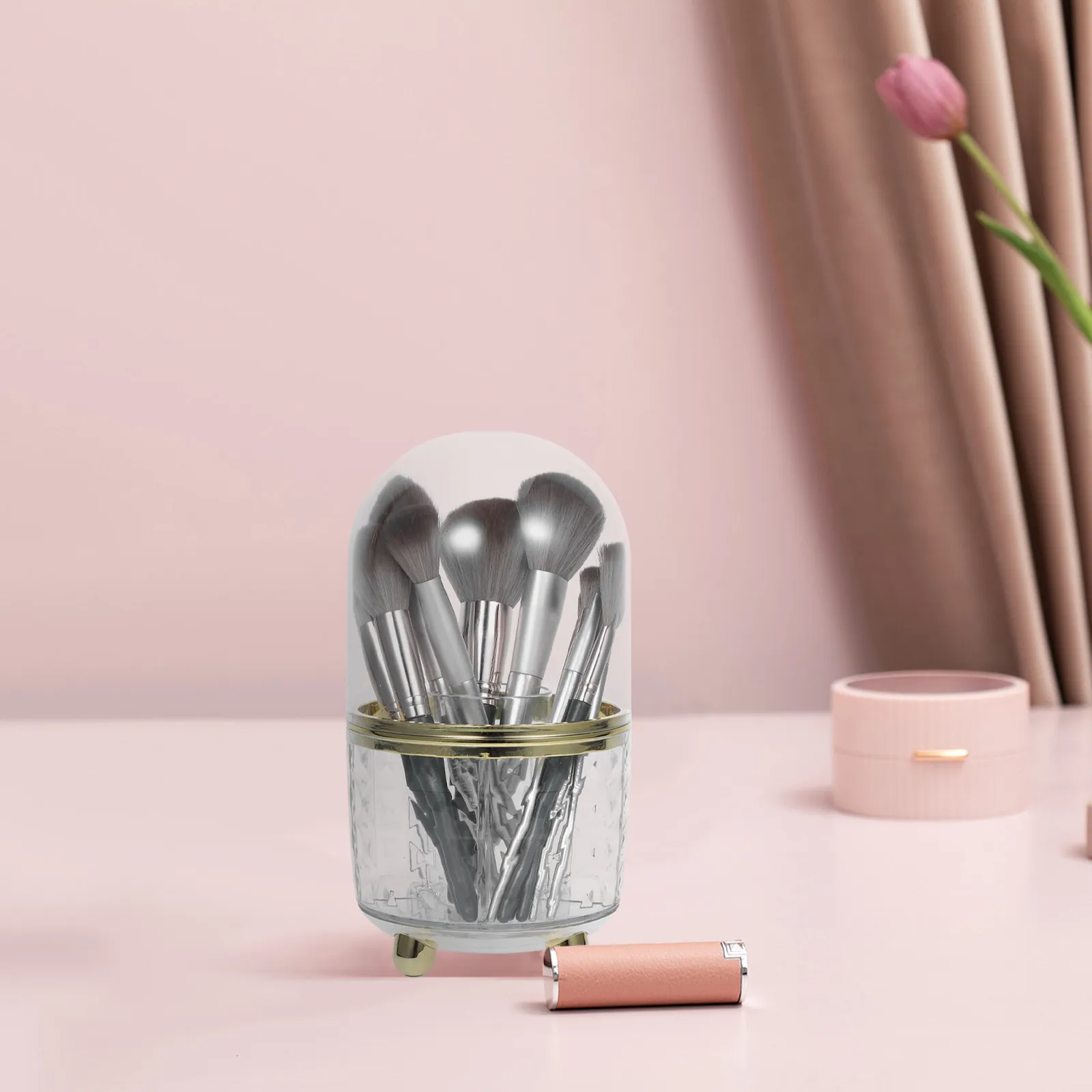 organizador-elegante-para-pinceis-de-maquiagem-transparente-para-visibilidade-sem-esforco-ideal-para-uso-em-bancadas-suporta-pinceis-e-lapis