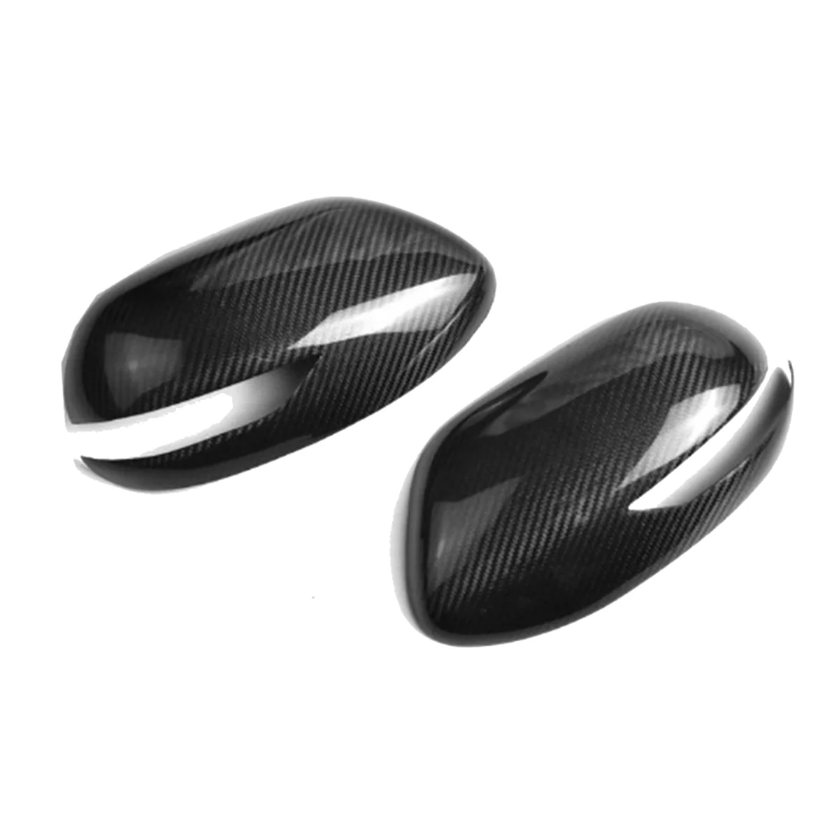

Car Side Rearview Door Mirror Shell Carbon Fiber Trim Cap for Subaru
