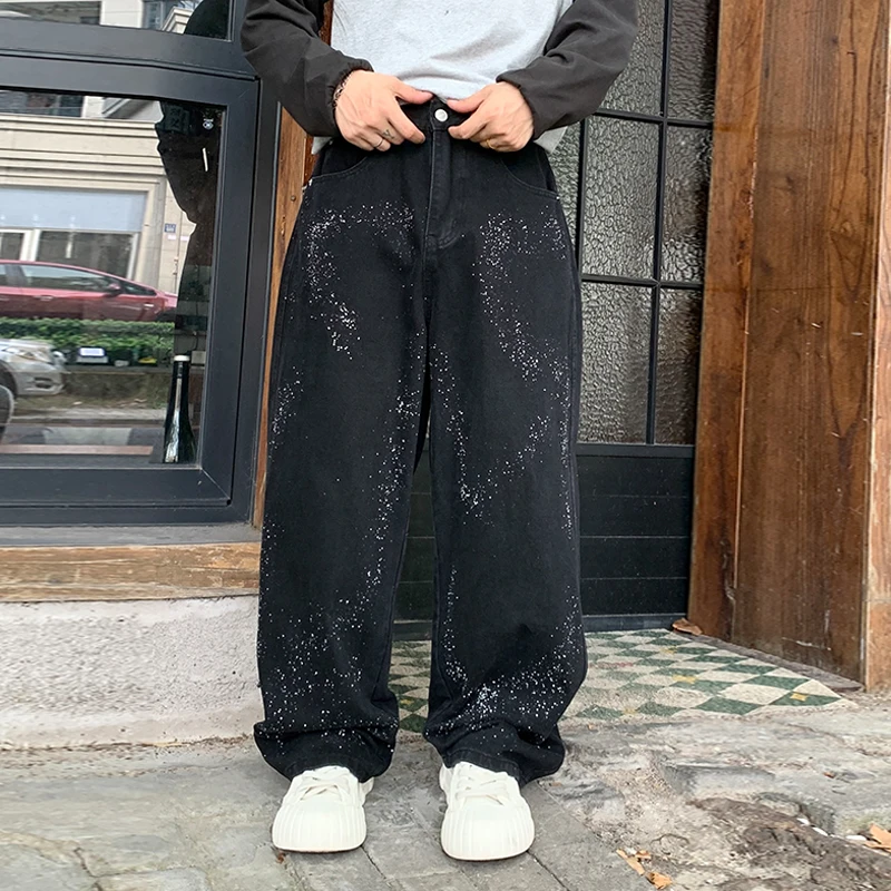 

Low Waist Men's Jeans Premium Quality Lightweight Luxury Brand Spring Hong Kong Style Casual Comfortable Fit Drawstring