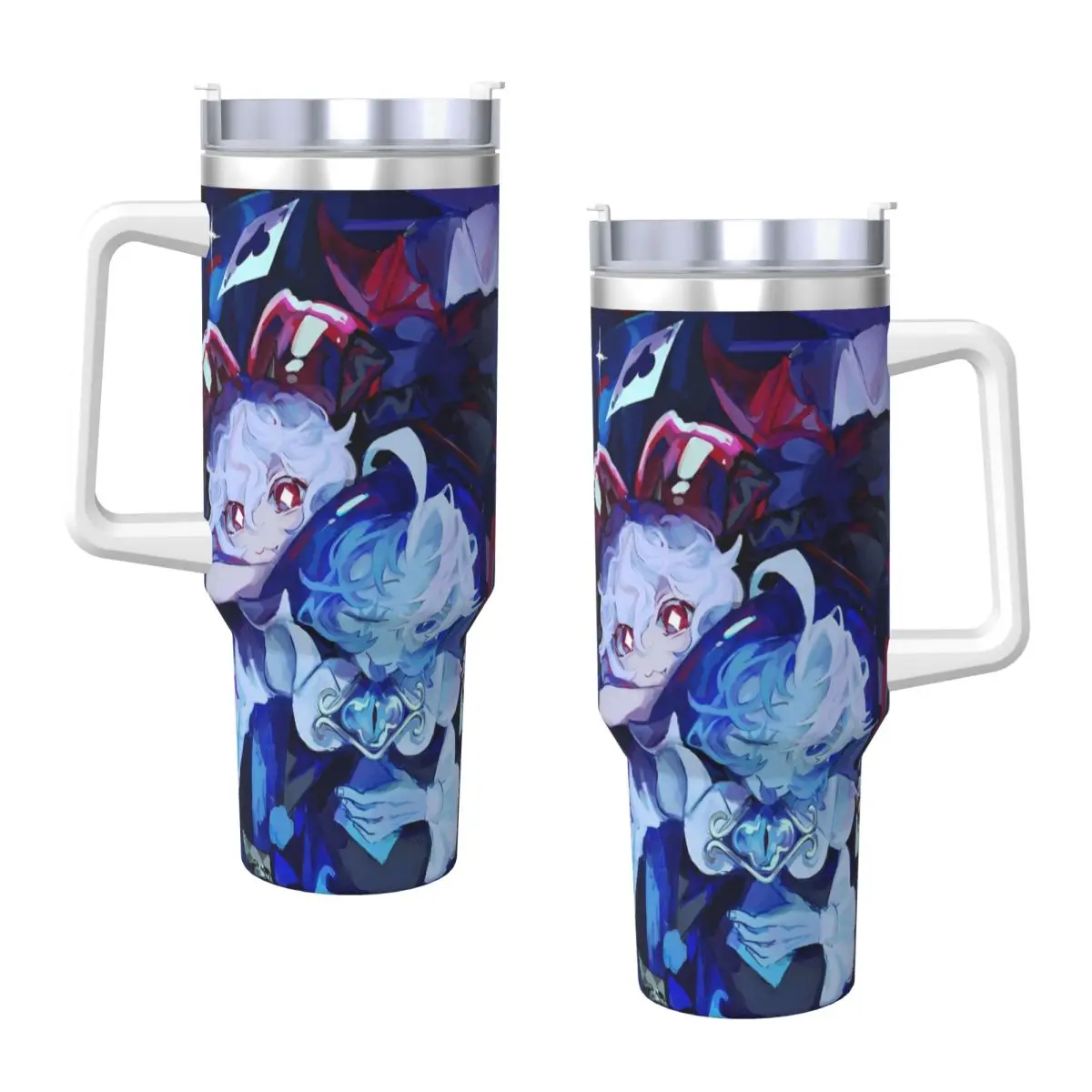 Cookie Run Kingdom Game Stainless Steel Tumbler Beach Mugs Cup Large Thermal Mug Insulated Cold and Hot Milk Tea Water Bottle