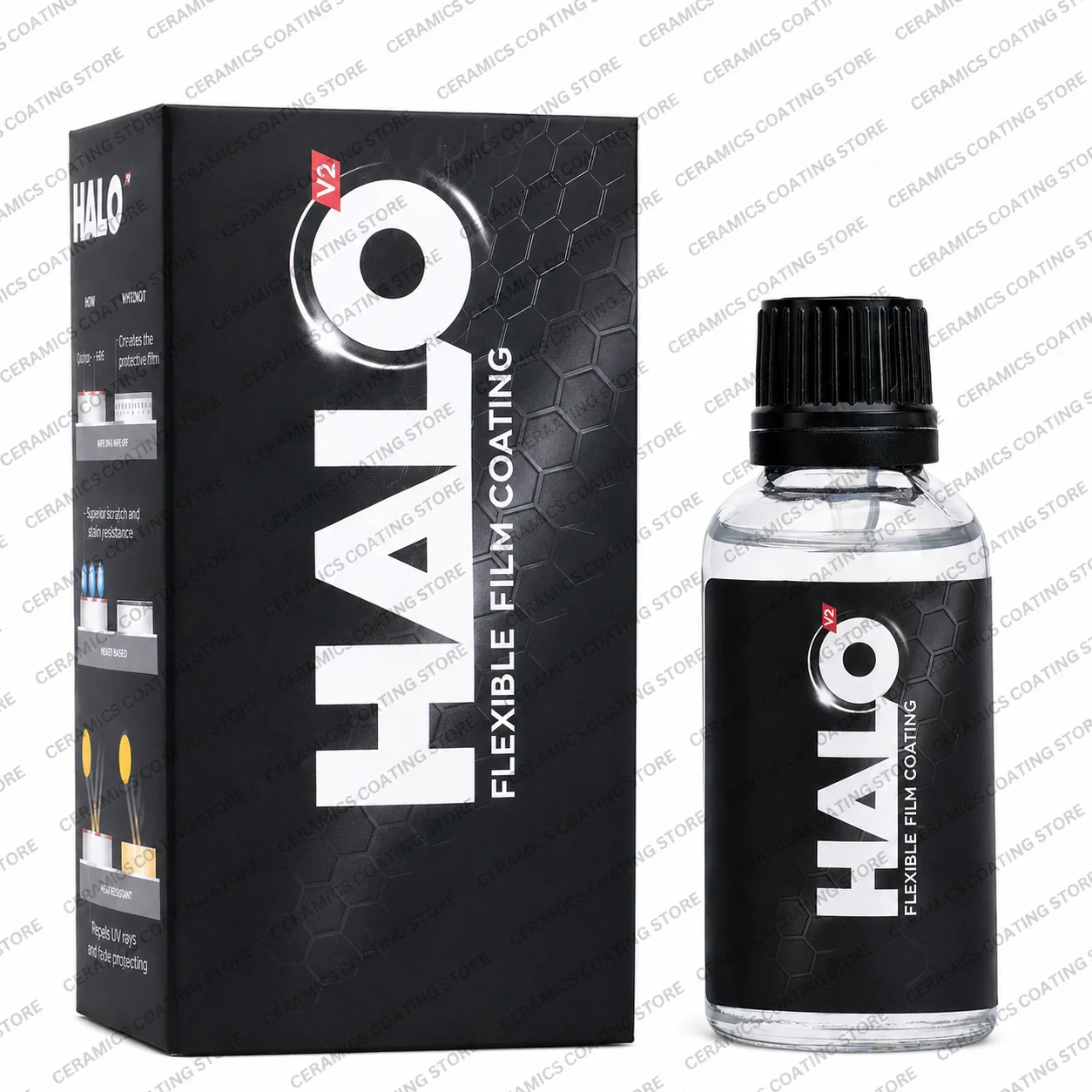

Halo V2 Flexible Paint PPF Viny Protection Safe for All Types of Wraps/PPF Gloss Satin Matte Finishes Plus Self Healing