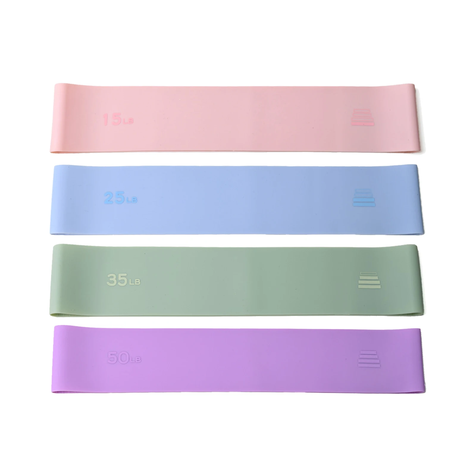 Stretch Bands for Exercise, Resistance Bands for Working Out, Exercise Bands for Physical Therapy, Pilates, Rehab, Stretch, Strength Training and Yoga Starter Set
