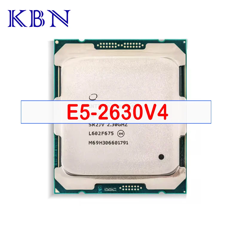 Xeon E5 2630V4 official version CPU 10 Cores 20 Threads 2.2GHz 25MB 85W processor LGA2011 for X99 server motherboard E5-2630V4