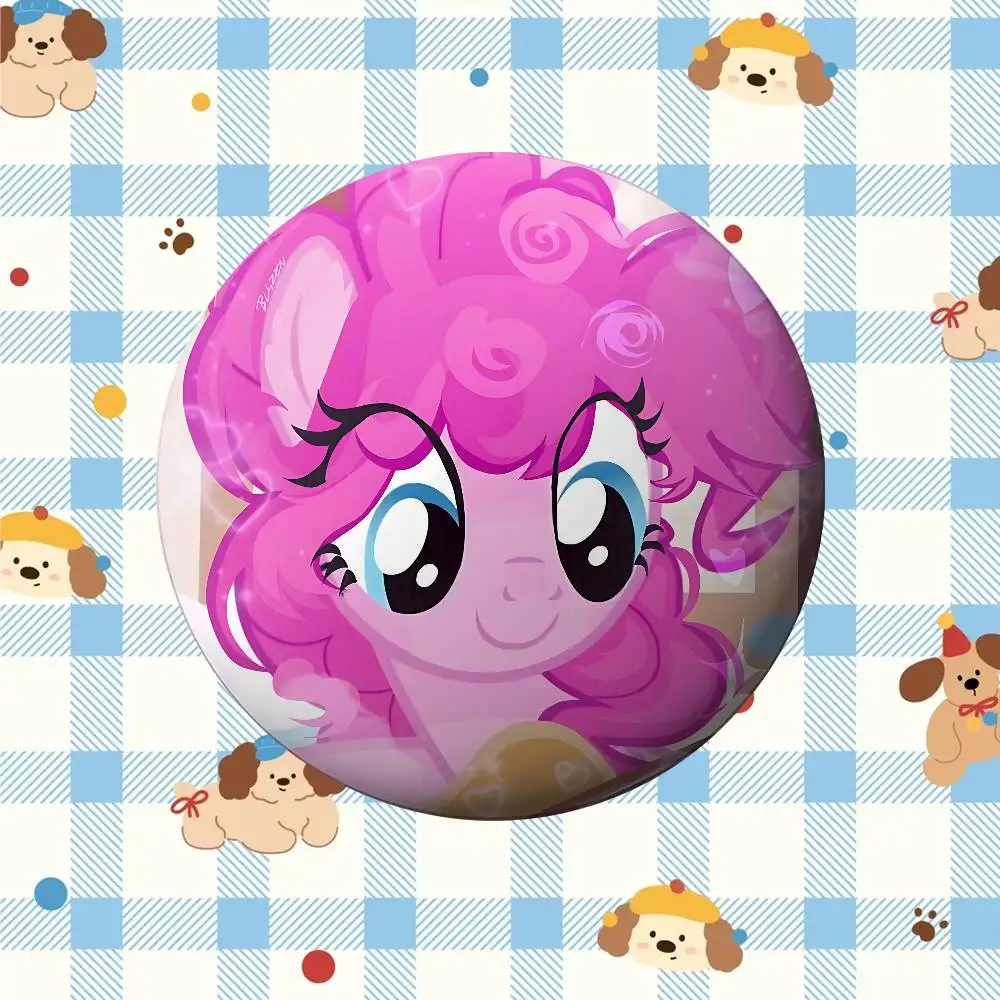 Cute P-Pinkie P-Pie Kawai Badge Pins For Friend, Backpack, Clothing, Collectible Accessories, Jewelry Gift
