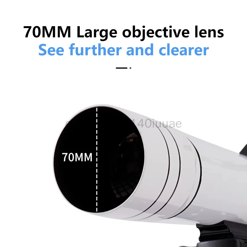 New 40070 Astronomical Telescope, 333 Times High-definition Low-light Night Vision Camera, Stargazing and Moongazing Telescope