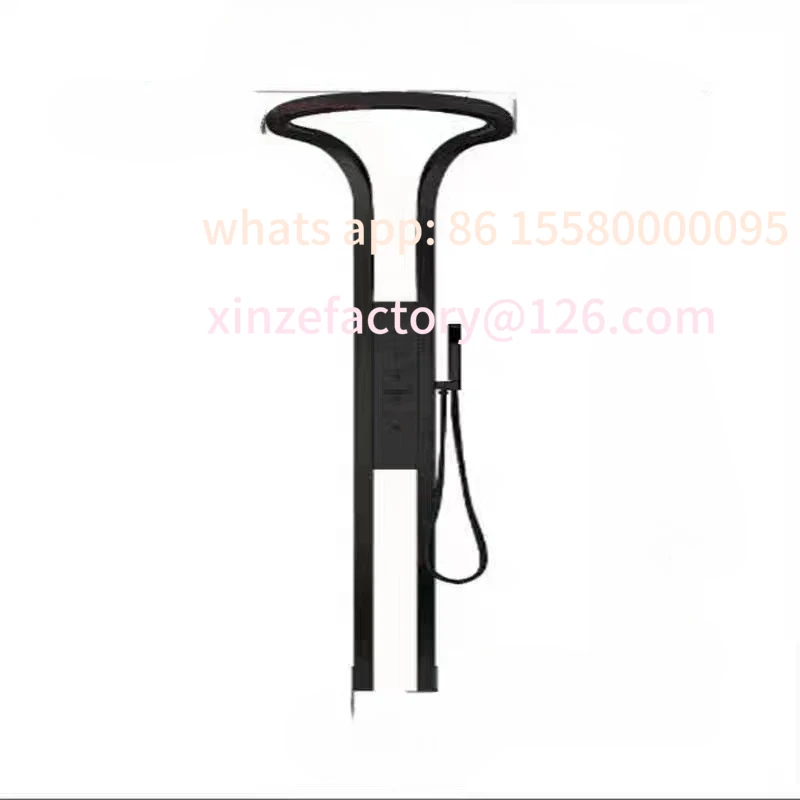 

Customizable bathroom high-end shower set Household pure copper wall-mounted waterfall rotating multifunctional pressurized show