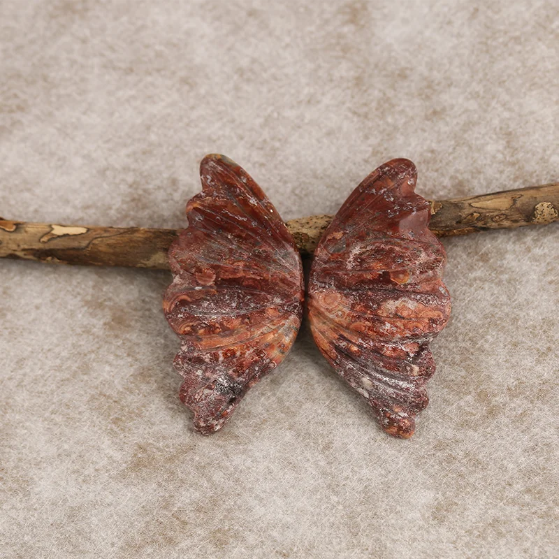 .B&F Handmade Ocean Jasper Butterfly Pendants Beads, Genuine Natural stones beads, Unique Stones for jewelry & DIY Earring Beads