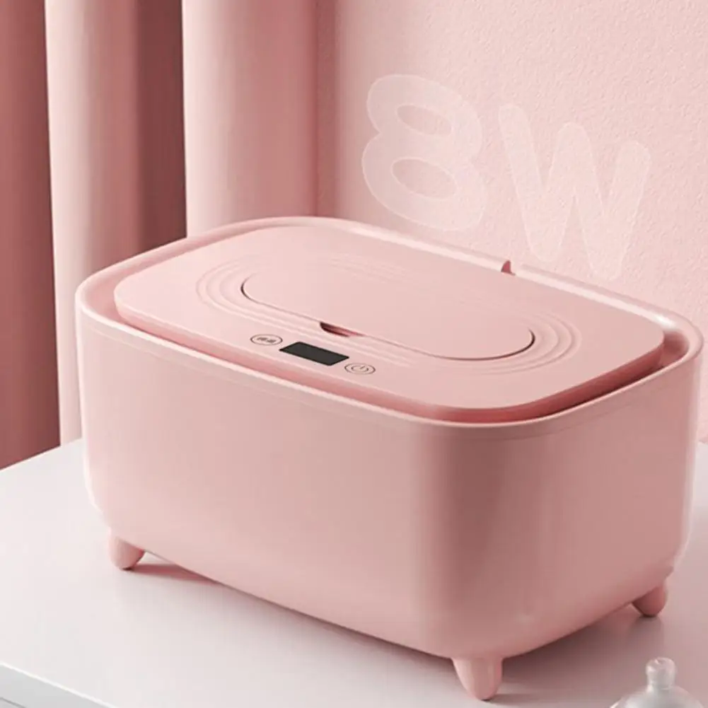 Contenitore per salviette per neonati Contenitore per salviette portatile alimentato tramite USB con 16 modalità di riscaldamento regolabili per capacità di viaggio a casa