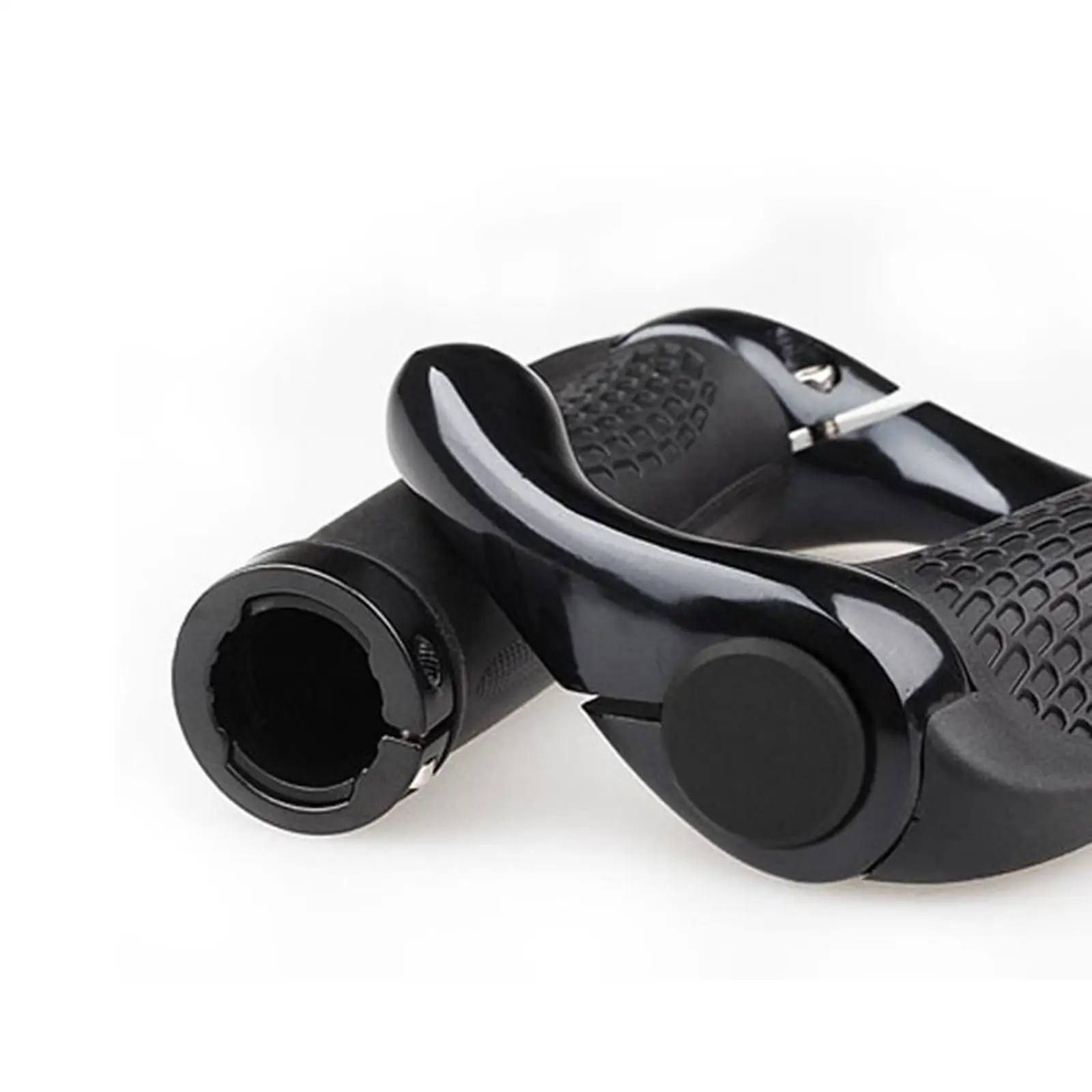 زوج واحد من مقابض مقود الدراجة المريحة الواقية الجديدة لركوب الدراجات الجبلية