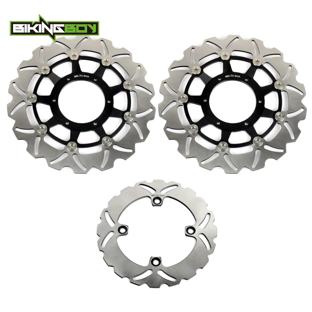 BIKINGBOY For Honda CBR1000RR 06 07 RVT1000R VTR1000 SP-1 00 01 SP-2 02 03 04 05 06 07 RC51 Front Rear Brake Discs Rotors Disks