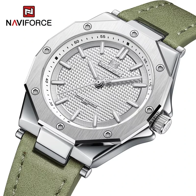 2024 NAVIFORCE Fashion Classic Luxurious Women's Watches Waterproof Luminous Ladies Watches Reloj Mujer 5026 Ladies Gifts