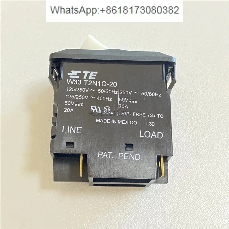 W33-T2N1Q-20/3-1393248-9 TE boat type switch 20A 250VAC 50VDC genuine