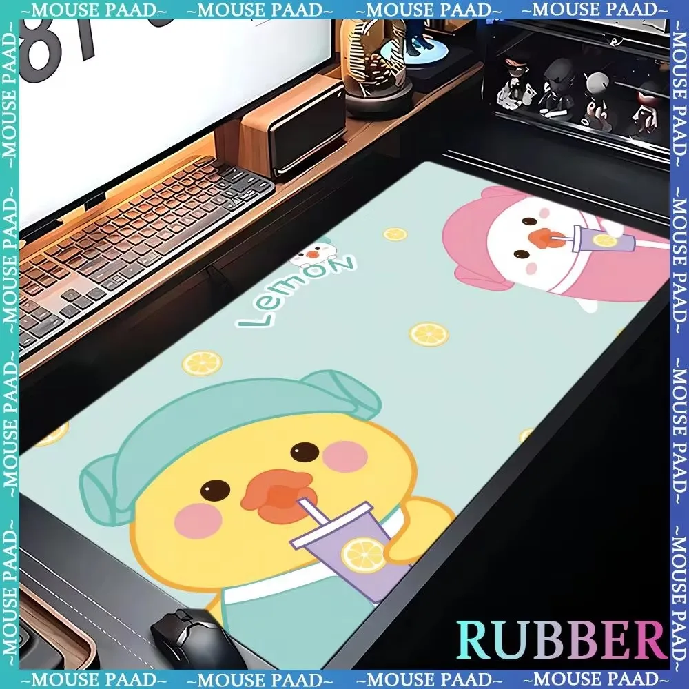 

Duck Hot desk mat Mouse Pad gaming accessories Rubber 900x400 XXL mouse pad Desk accessories teclado 1200x600