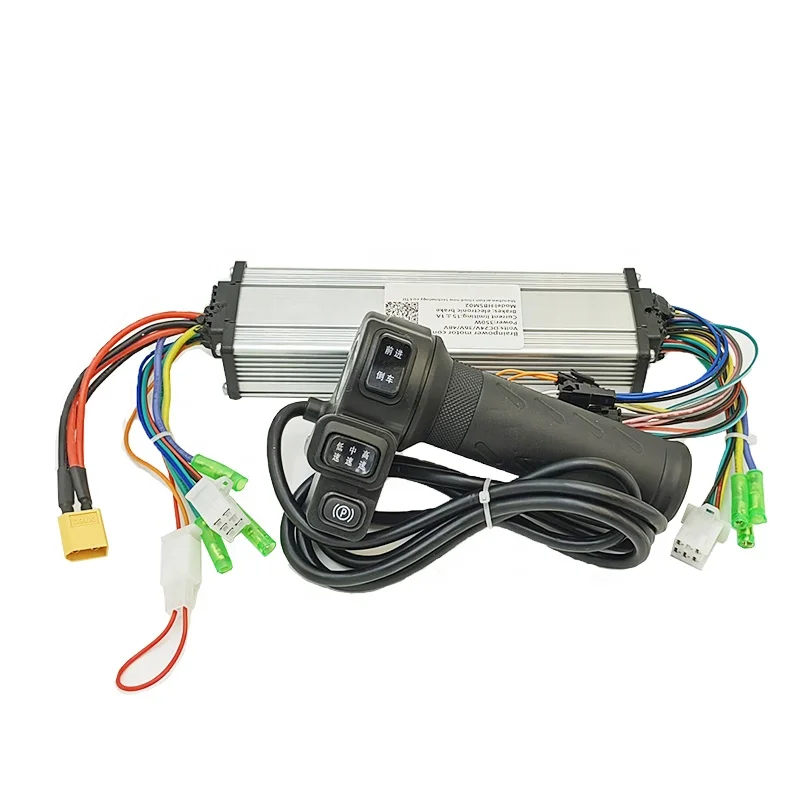 350W DC brushless hub motor controller with electronic brake and reverse function, suitable for scooter intelligent dual drive