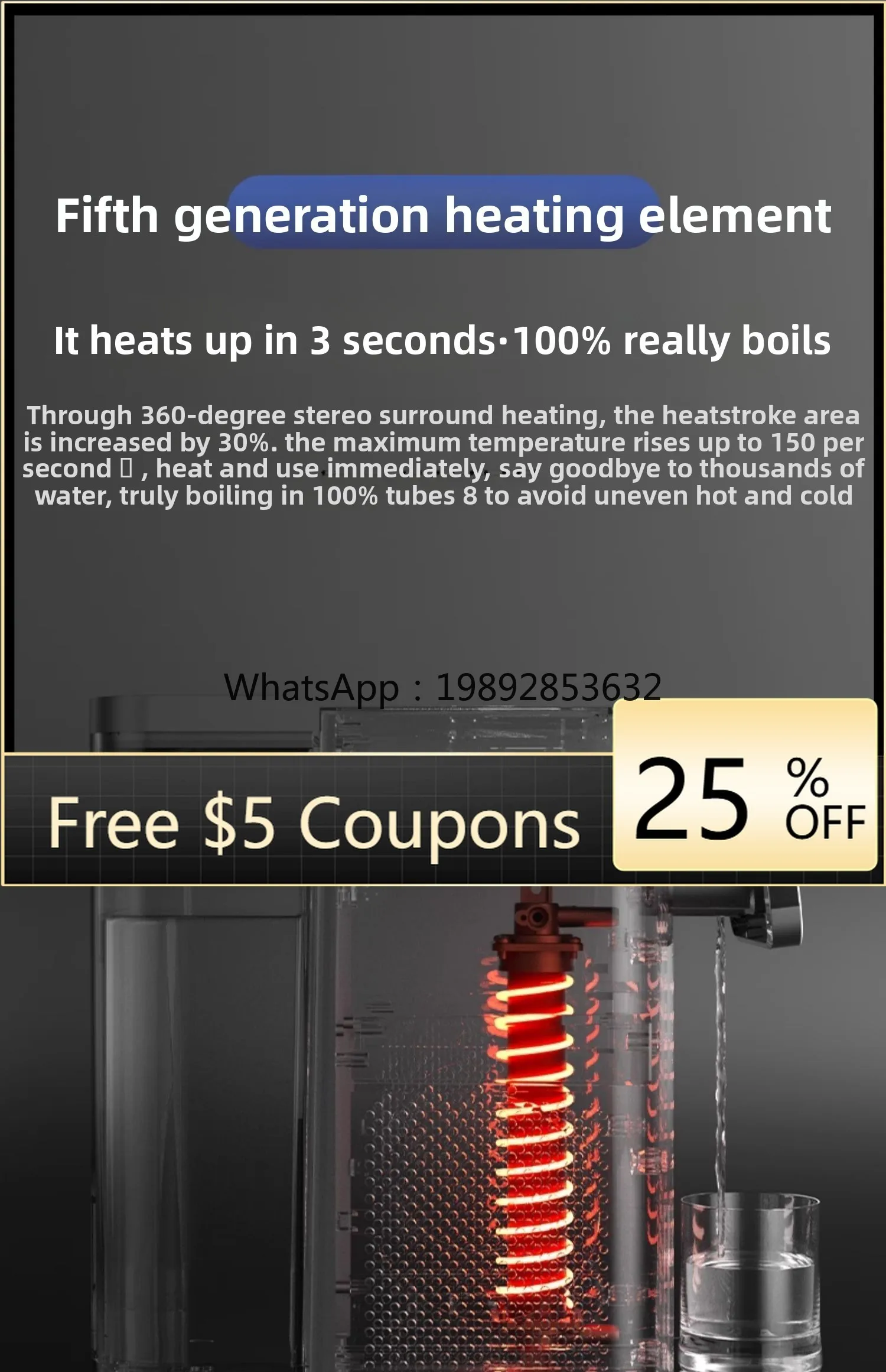 

instant cooling water dispenser household desktop installation-free water dispenser quick heating direct drinking machine