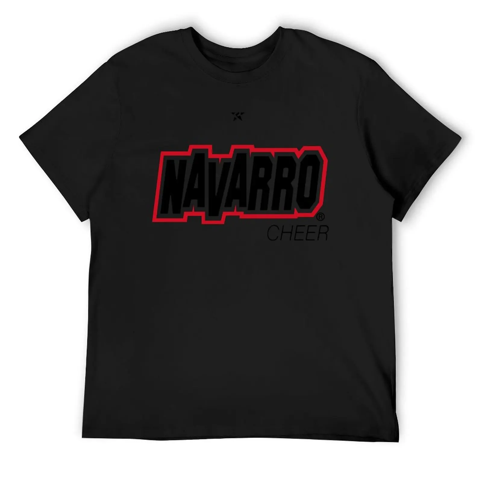 Navarro Cheer logo T-Shirt boys animal print blue archive blanks oversizeds men clothings