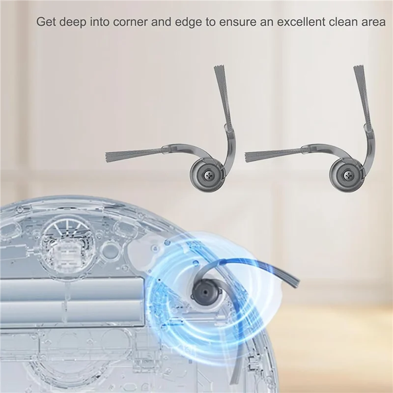 

AC88-2 Set For Roborock Qrevo Curve/P20 Pro Robot Vacuum Cleaner Replacement Parts Main Side Brushes Dust Bags Wipes Filters