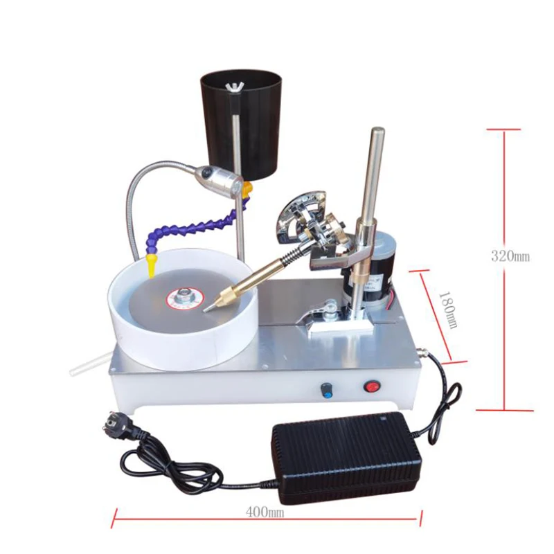 120W ステンレス鋼研磨機 宝石研磨機 翡翠加工機器