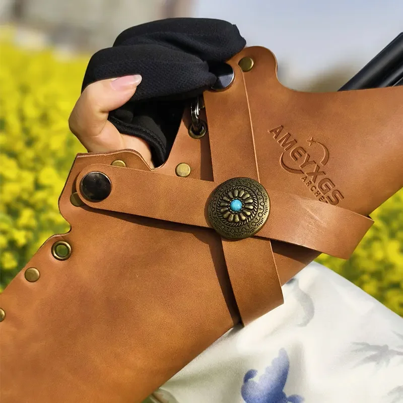 1 قطعة جعبة السهم الجلود الرماية السهام حالة قابل للتعديل الميل حقيبة لليد اليسرى/اليمنى القوس الصيد اطلاق النار الملحقات #5