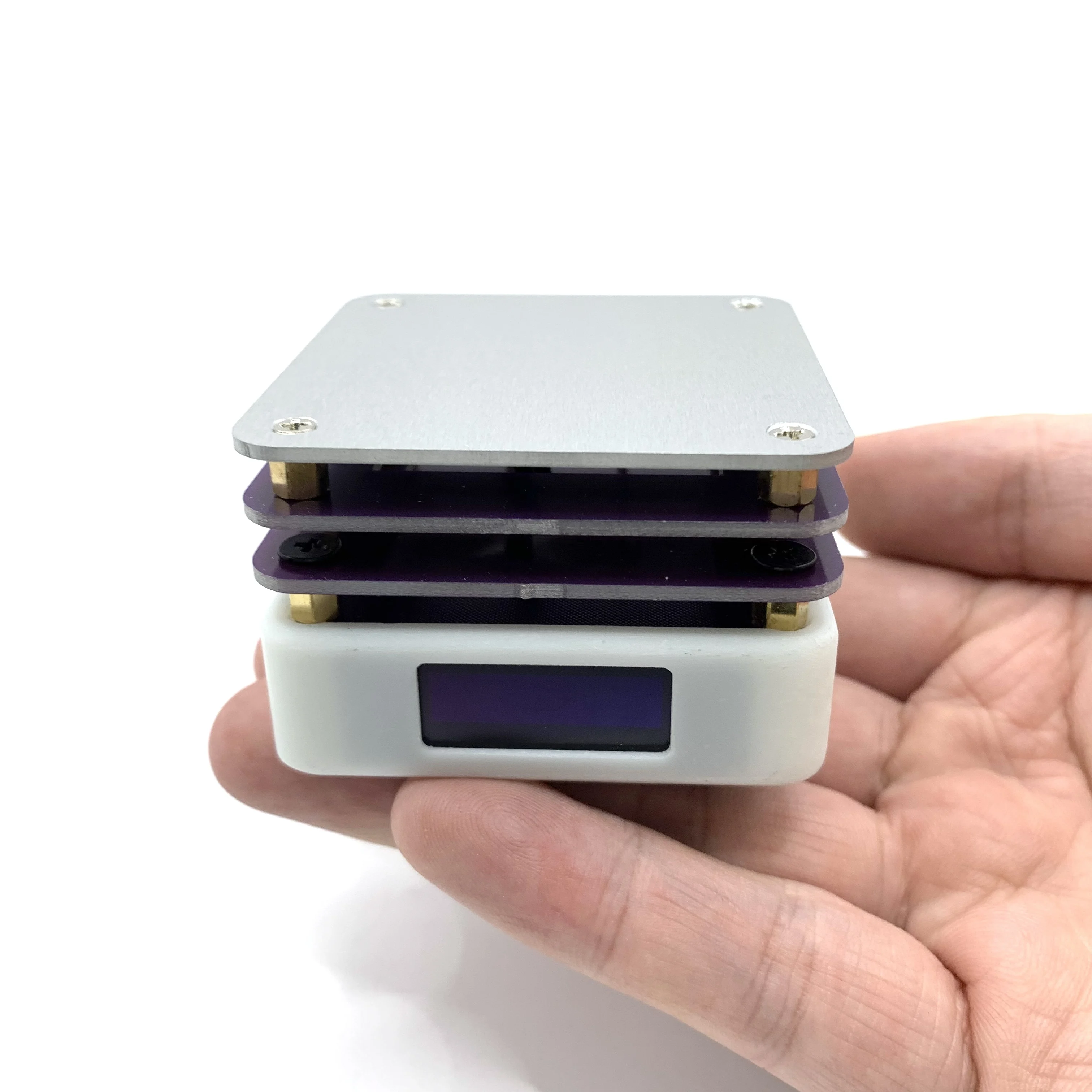 PD 65W Mini Hot Plate Preheater OLED Display PCB Board Soldering Heating Plate Rework Station Preheating Platform Repair Tools