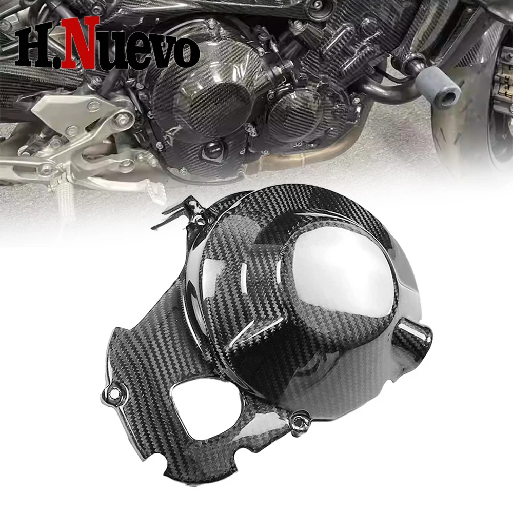 

Motorcycle Carbon Fiber Engine Guard Cover Protector Stator Case For YAMAHA MT09 MT 09 MT-09 2013 - 2019 Accessories