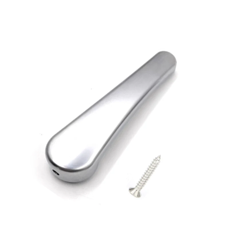 Silver Toilet Door Handle With Fixing Screws For Elddis Compass Bailey Hymer Caravan Motorhome RV Accessories