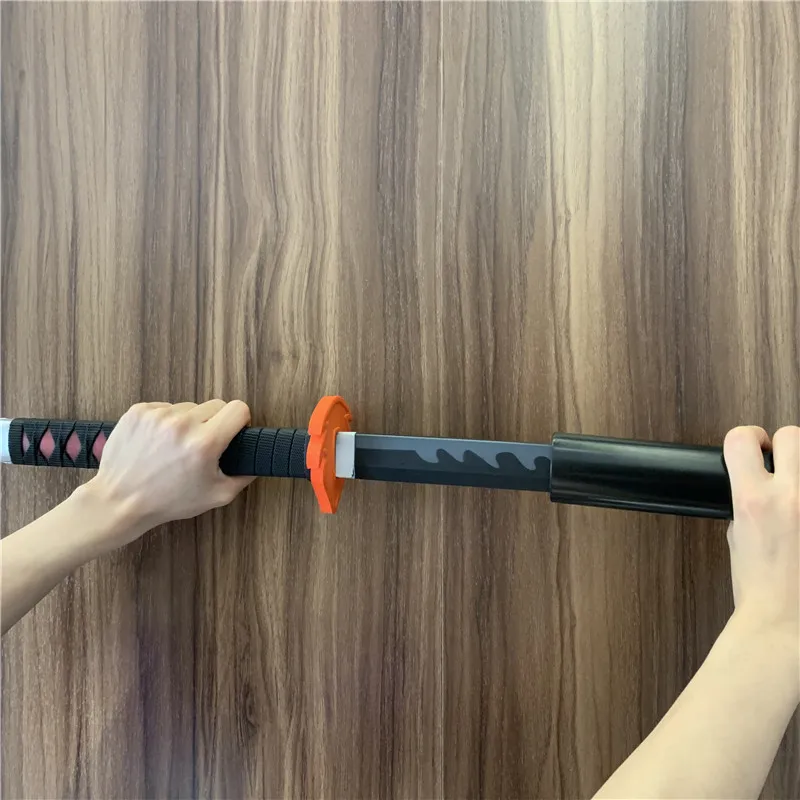 Demone Slayer Katana Originale Anime Spada Rengoku Kyoujurou Tanjirou Spade Puntelli Cosplay Tomioka Giyuu Kamado 80 cm Regalo Giocattoli
