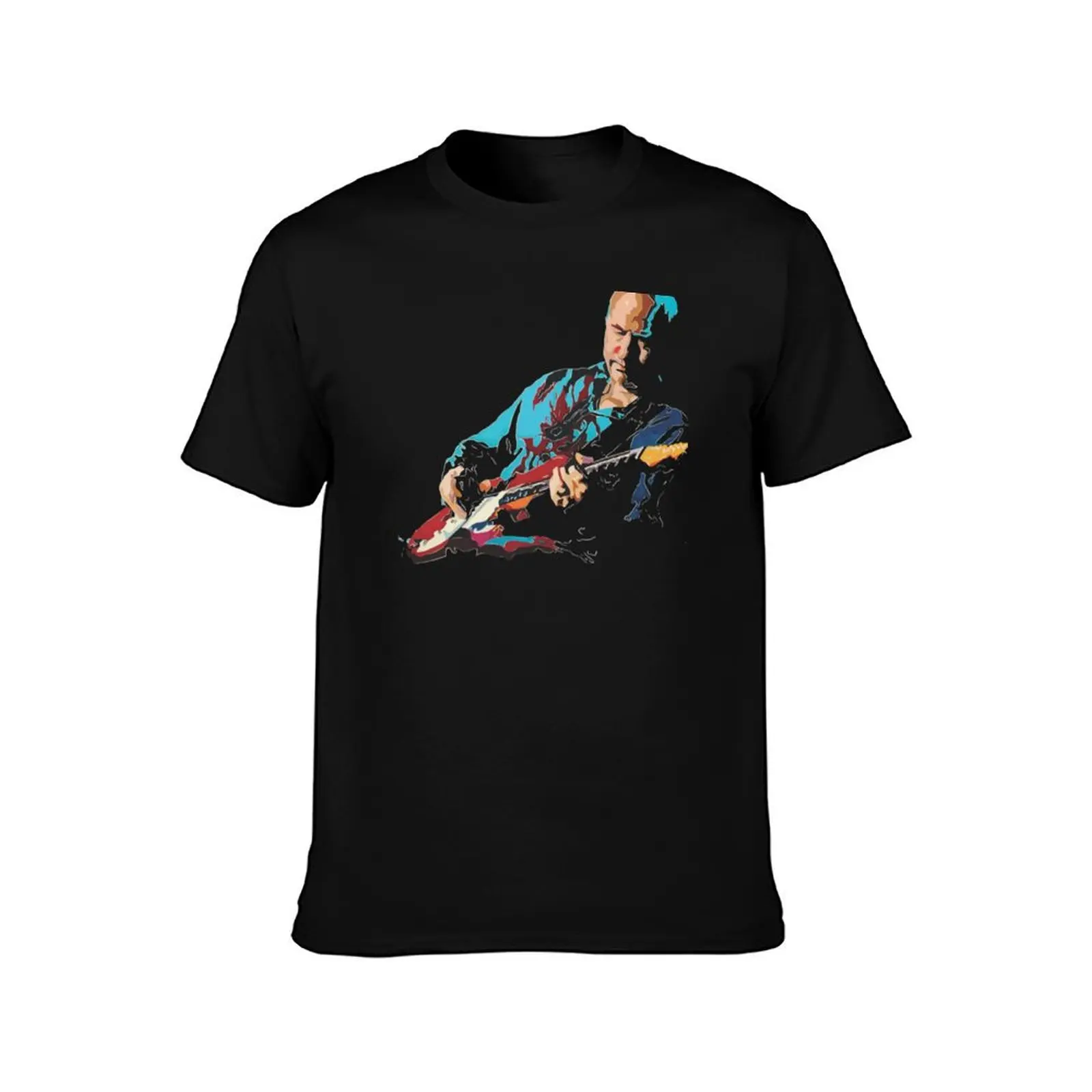 Mark Knopfler T-Shirt Large Size Loose Casual Tee T-Shirt