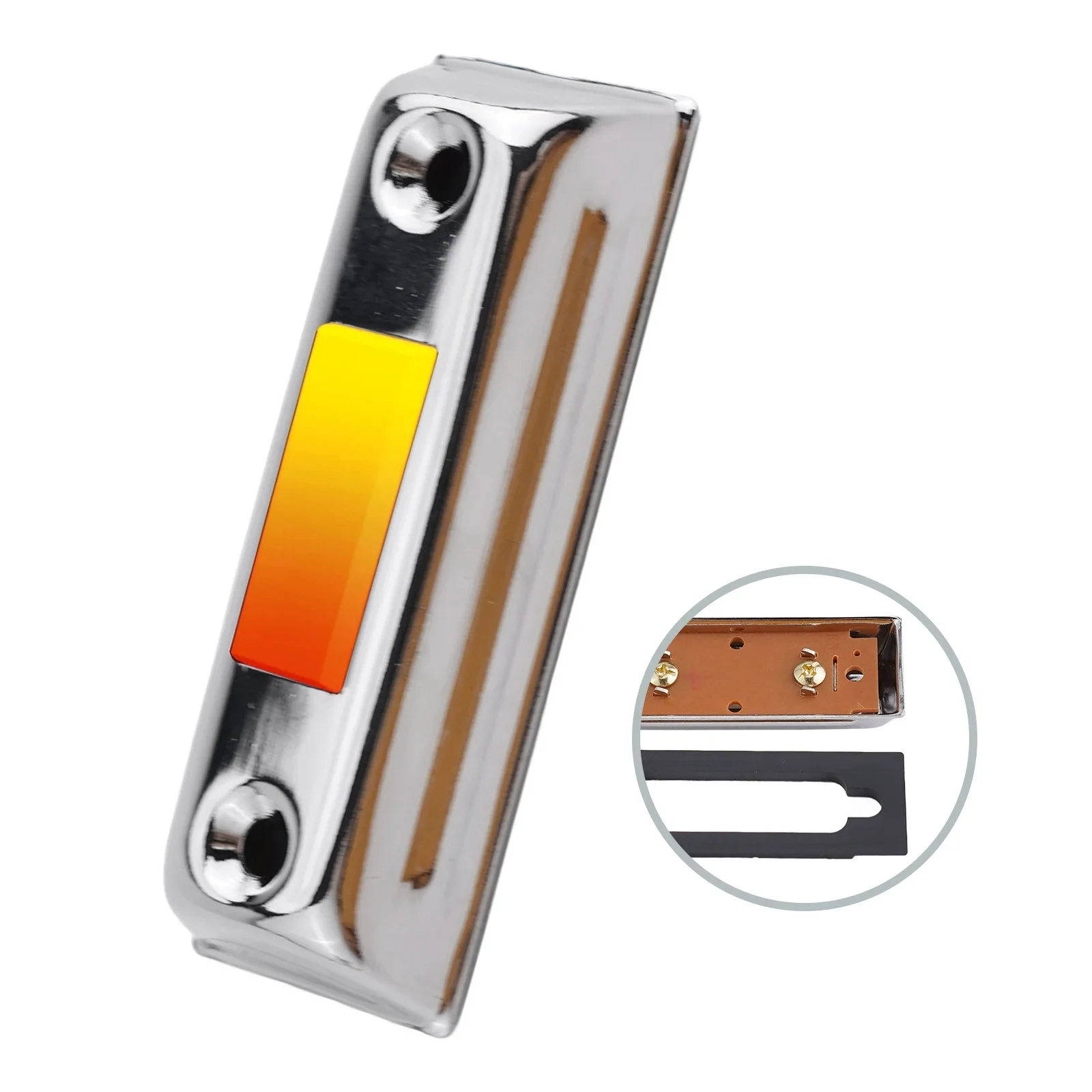 1PCS Wired Doorbell Button With LED Light, Replacement Of Doorbell Ring Button, Wall Mounted Door Opener Switch