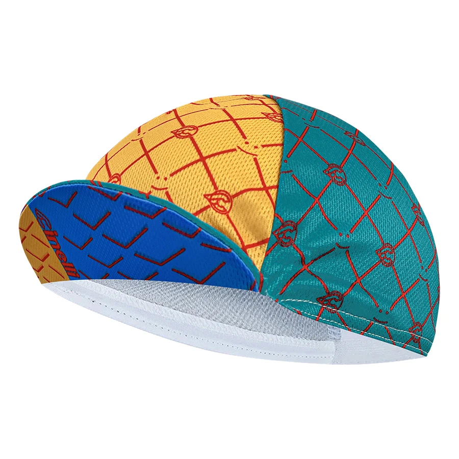 New cycling cap, polyester sweat absorption, fashion trend, unisex, graffiti