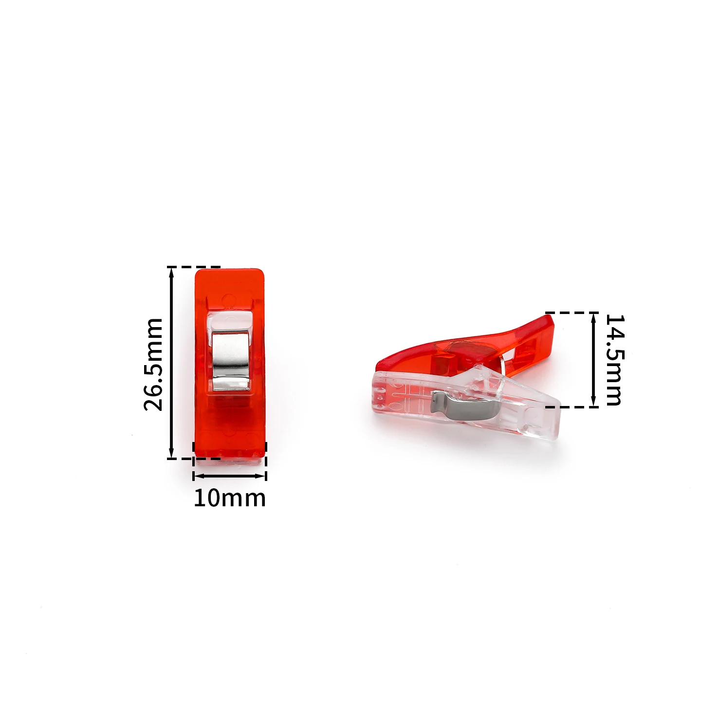 20Pcs/lot Multipurpose Colorful Sewing Clips Plastic Clip Quilting Clip Clamps for DIY Craft Blinding Crochet and Knitting Clamp view 2