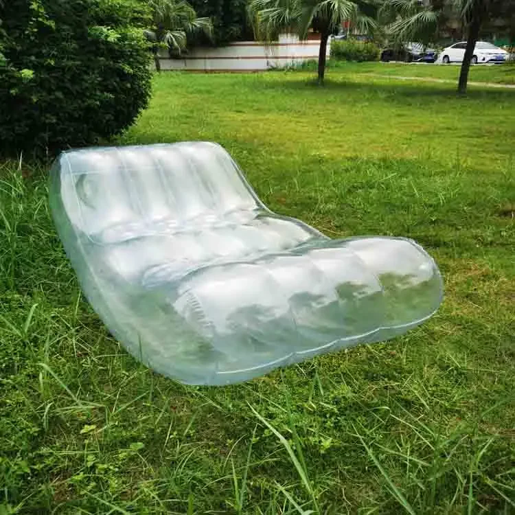 outdoor beach camping relax couch lazy sofa inflatable waving chair for garden party