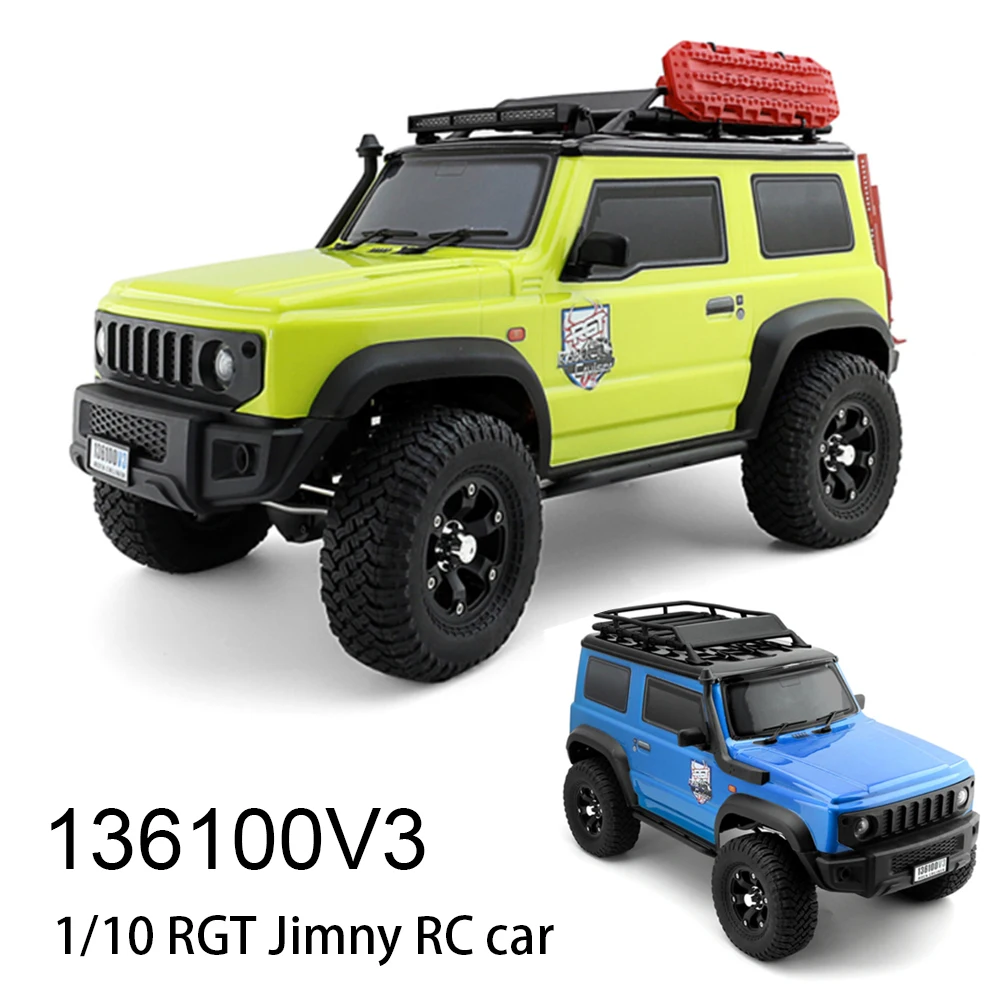 

2025 New 1/10 RGT Jimny 136100V3 RC car 4WD Crawler Climbing Buggy Off-road Vehicle Remote Control Model Car Adult Boy Toy Model