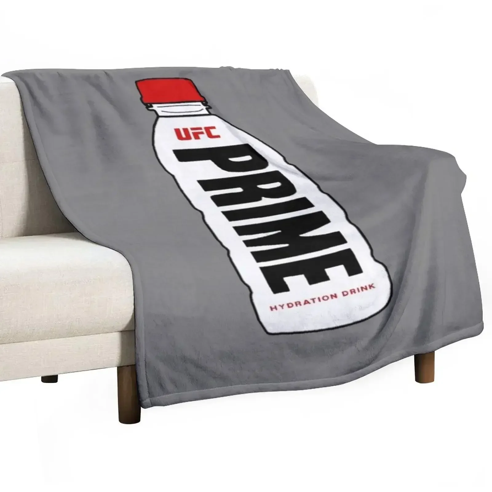 PRIME HYDRATION MMA BOTTLE Throw Blanket Cozy Warm Blanket for Bed Room Decor